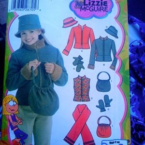 SIMPLICITY-VINTAGE SEWING PATTERN LIZZIE McGUIRE #4818 GIRLS